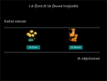 Tablet Screenshot of naturetropicale.net